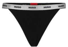 Hugo Boss 3 PACK - dámská tanga HUGO 50502802-001 (Velikost XXL)