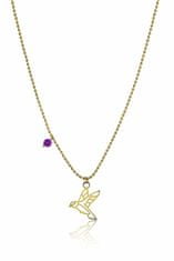Emily Westwood Originální pozlacený náhrdelník s holubicí EWN23042G