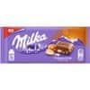 MILKA Peanut Crispy Caramel mléčná čokoláda s arašídy a karamelovými kousky 90g