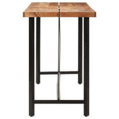 Vidaxl Barový stůl 180 x 70 x 107 cm masivní akáciové dřevo a železo