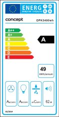 Concept Komínový odsavač par OPK5490wh WHITE