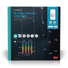 Nedis Vánoční osvětlení SmartLife LED, Wi-Fi, RGB, 180 LED, 3 m, Android / IOS