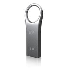 Silicon Power USB Flash disk FIRMA F80 8GB USB 2.0 - stříbrný