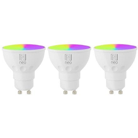 Immax Chytrá LED žárovka (07724C) NEO LITE smart (3ks) LED GU10 3,5W,350lm, WIFI