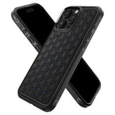 Spigen Kryt na mobil Cryo Armor na Apple iPhone 15 Pro Max - černý/ modrý