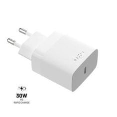 FIXED Síťové nabíječka nabíječka USB-C 30W FIXC30N-C-WH