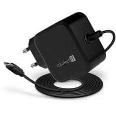 Connect IT Napájecí adaptér C-Power Mini univerzální pro notebooky USB-C, PD 67 W