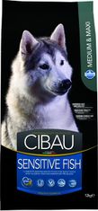 Farmina MO SP CIBAU dog adult medium & maxi, sensitive fish 12 kg granule pro psy