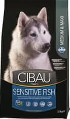 Farmina MO SP CIBAU dog adult medium & maxi, sensitive fish 2,5 kg granule pro psy