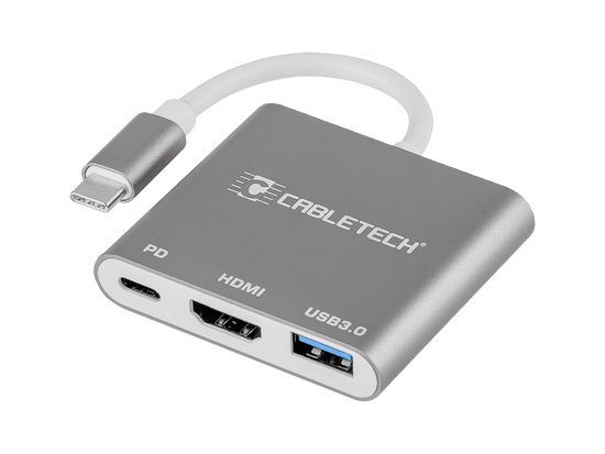 shumee Konektor adaptéru Zástrčka Cabletech Typ C - USB 3.0 Zásuvka HDMI 2.0 Typ C