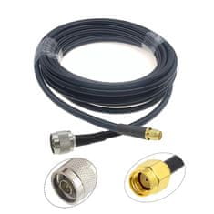 W-STAR W-Star Pigtail N/M-RSMA/M, 1m, kabel LMR195 do 6 GHz, PIGRSMAM1