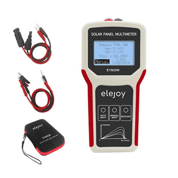 sapro FVE Tester ELEJOY EY-800W solárních panelů, 800W, displej