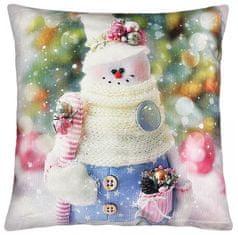 Decora Vánoční polštář SNOWMAN I. 40x40 cm Mybesthome Varianta: Povlak na polštář s výplní, 40x40 cm