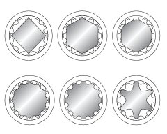 YATO Nástavec 1/2" 24 mm vícezubý