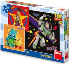 Dino Puzzle Toy Story 4, 3x55 dílků