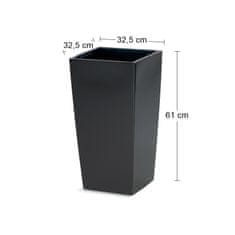 nabbi Plastový květináč DURS325 32,5 cm - antracit