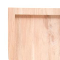 Vidaxl Koupelnová deska 60x30x(2-4) cm neošetřené masivní dřevo