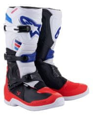 Alpinestars boty TECH 3, ALPINESTARS (bílá/černá/modrá/červená) 2025 2H35014762