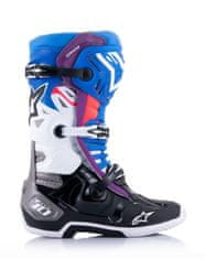 Alpinestars boty TECH 10 SUPERVENTED, ALPINESTARS, perforované (modrá/fialová/růžová/bílá/šedá/černá) 2025 2H27236469