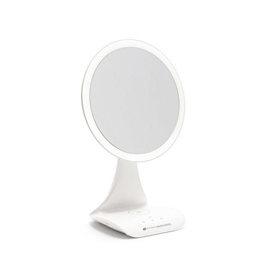 RIO Kosmetické zrcátko Rechargeable X5 Magnification Mirror with Built-In Charging Station