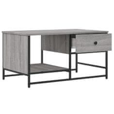 Greatstore Konferenční stolek šedý sonoma 85,5x51x45 cm kompozitní dřevo