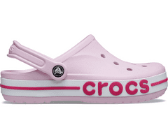 Crocs Bayaband Clogs Unisex, 39-40 EU, M7W9, Pantofle, Dřeváky, Ballerina Pink/Candy Pink, Růžová, 205089-6TG