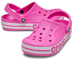 Crocs Bayaband Clogs Unisex, 39-40 EU, M7W9, Pantofle, Dřeváky, Electric Pink, Růžová, 205089-6QQ