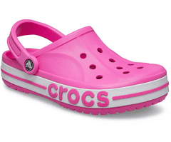 Crocs Bayaband Clogs Unisex, 39-40 EU, M7W9, Pantofle, Dřeváky, Electric Pink, Růžová, 205089-6QQ