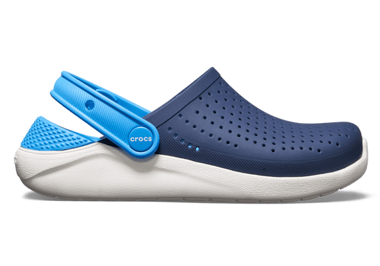 Crocs LiteRide Clogs pro děti, 28-29 EU, C11, Pantofle, Dřeváky, Navy/White, Modrá, 205964-462