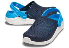 Crocs LiteRide Clogs pro děti, 28-29 EU, C11, Pantofle, Dřeváky, Navy/White, Modrá, 205964-462