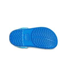 Crocs Fun Lab Baby Shark Band Clogs pro děti, 24-25 EU, C8, Pantofle, Dřeváky, Bright Cobalt, Modrá, 206704-4JL