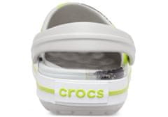 Crocs Crocband OmbreBlock Clogs pro děti, 24-25 EU, C8, Pantofle, Dřeváky, Pearl White, Šedá, 206607-101