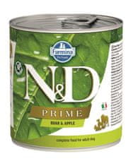 Farmina N&D dog PRIME kančí a jablečná konzerva 285 g
