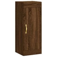 Greatstore Skříň highboard hnědý dub 34,5 x 34 x 180 cm kompozitní dřevo