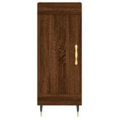 Greatstore Skříň highboard hnědý dub 34,5 x 34 x 180 cm kompozitní dřevo