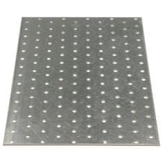 Greatstore Perforované destičky 20 ks 2 mm 300 x 200 mm pozinkovaná ocel