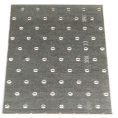 Greatstore Perforované destičky 20 ks 2 mm 200 x 120 mm pozinkovaná ocel