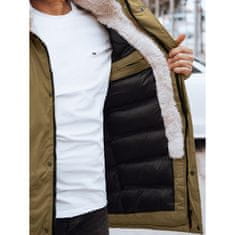 Dstreet Pánská zimní bunda IMMA tmavě béžová tx4602 XL