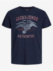 Jack&Jones Tmavě modré pánské tričko Jack & Jones Fonne XL