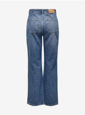 Jacqueline de Yong Modré dámské široké džíny JDY Maya XL/32
