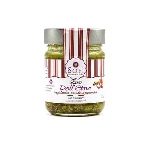 Pistacchio Sofì Pistáciové Pesto Fuoco Dell'Etna, 90 g