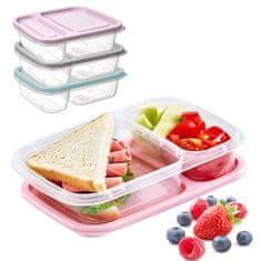 BOBIMARKET dóza na potraviny lunchbox 3 x 0,75 l do školy práce