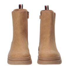 Tommy Hilfiger Boty Bootie Cognac velikost 37