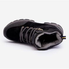Pánské trekové boty Trappers Black velikost 45