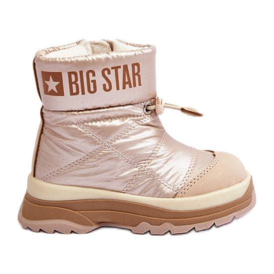 Big Star Sněhové boty na zip s fleecovou podšívkou
