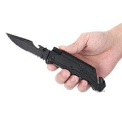 Foxter 2636 Vojenský taktický nůž s křesadlem, mini baterkou 22 cm