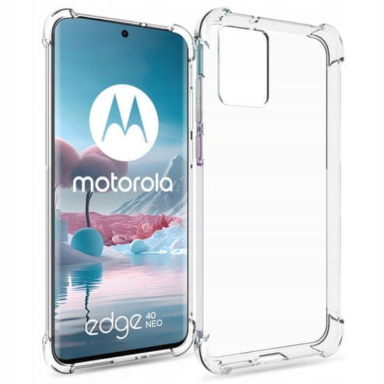 Tech-protect FlexAir kryt na Motorola Edge 40 Neo, průsvitný