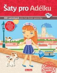 Šaty pro Adélku - 300 samolepek pro tvé české panenky