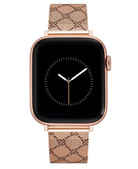 Nine West řemínek mesh růžovozlatý se vzorem, pro Apple Watch 38-41mm