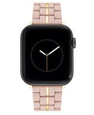 Nine West řemínek růžový se zlatým proužkem uprostřed, pro Apple Watch 38-41mm